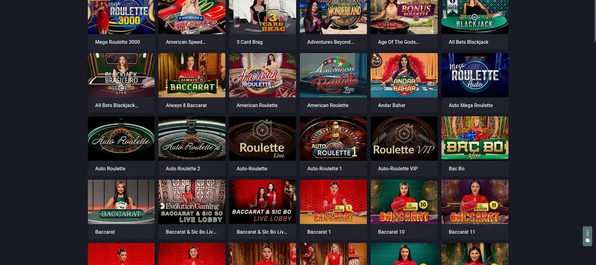 Vegas Grand casino мобильная версия и зеркало